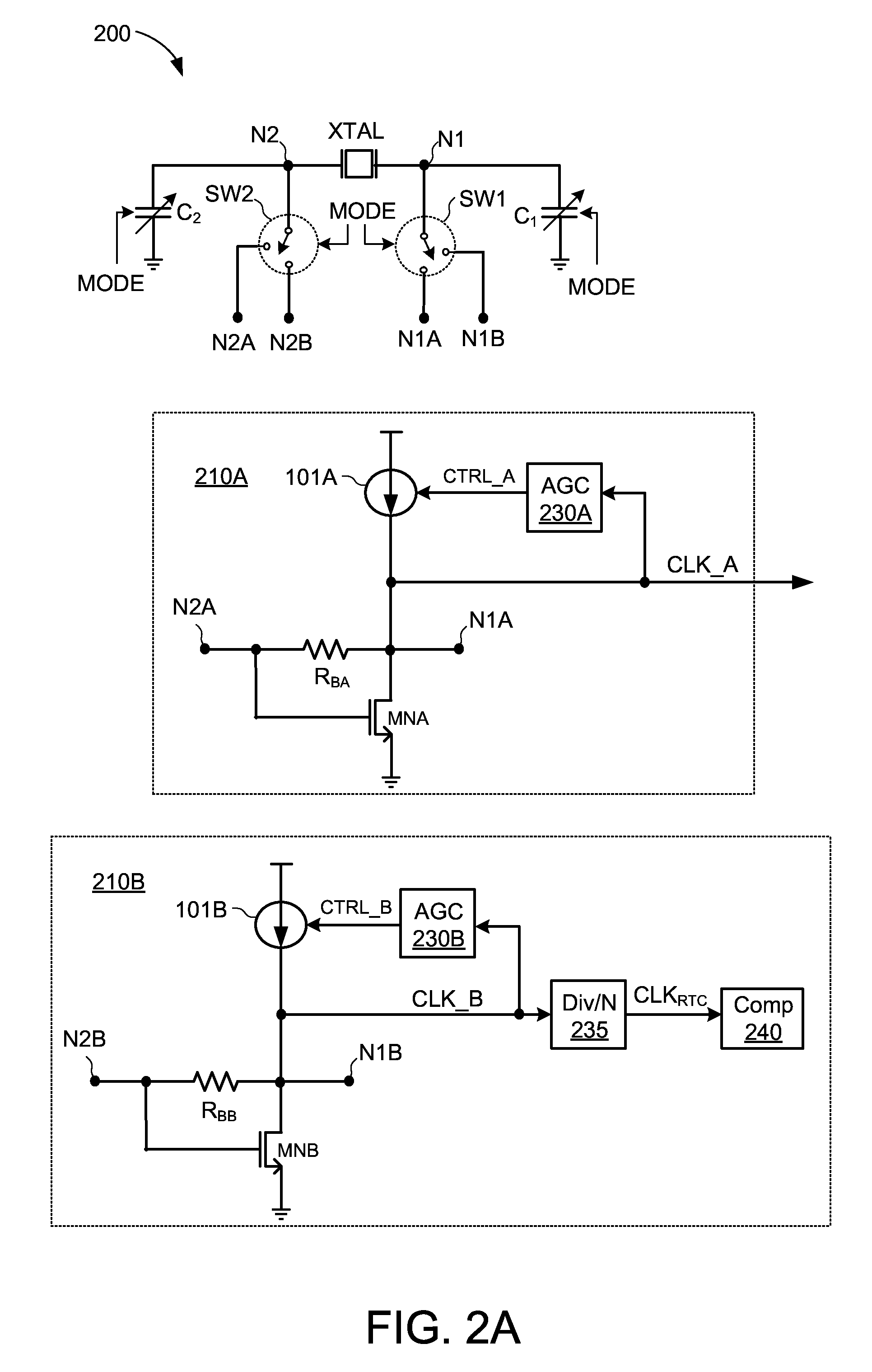 Ultra low-power high frequency crystal oscillator for real time clock applications