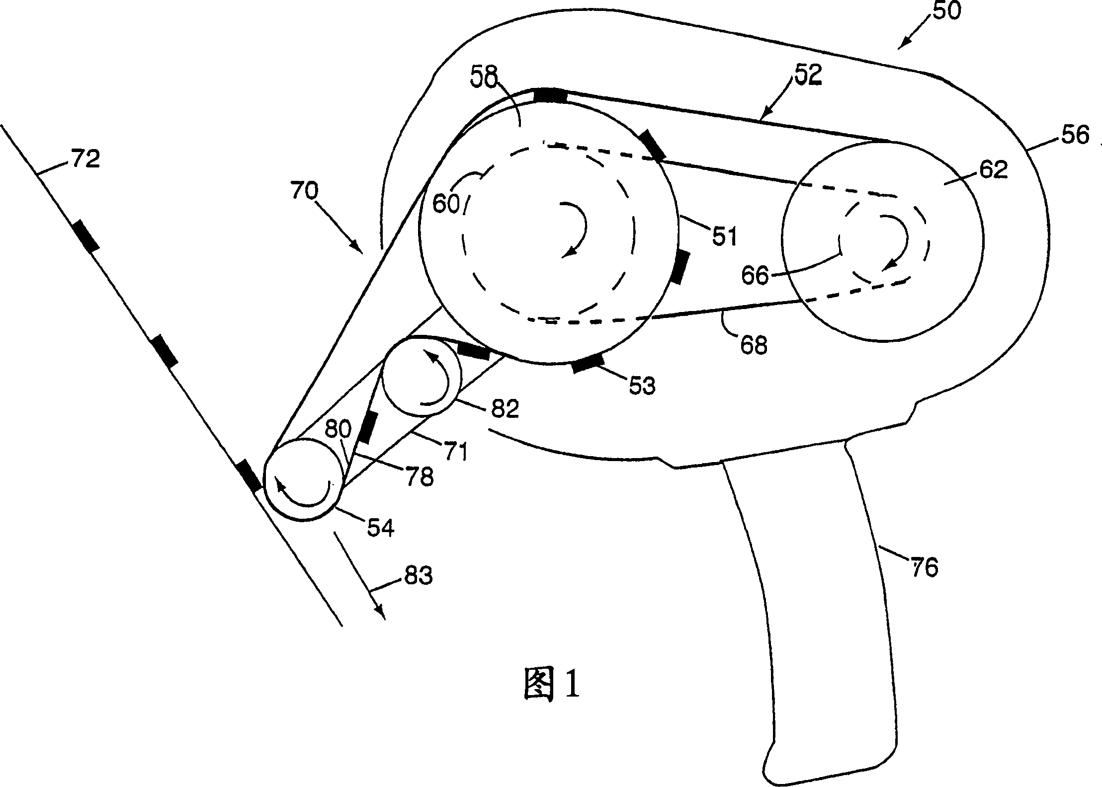 System and method for advancing thermoplastic adhesive segment dispensing tape and applying adhesive segments thereby