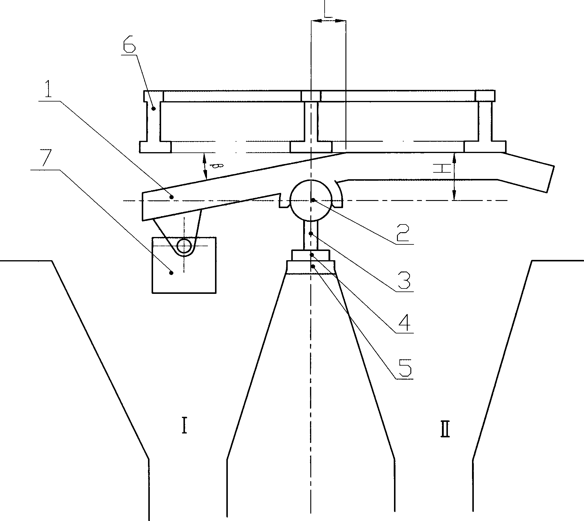 Dynamic seal method and seal device of sintering pallet bottom and air box separated beam