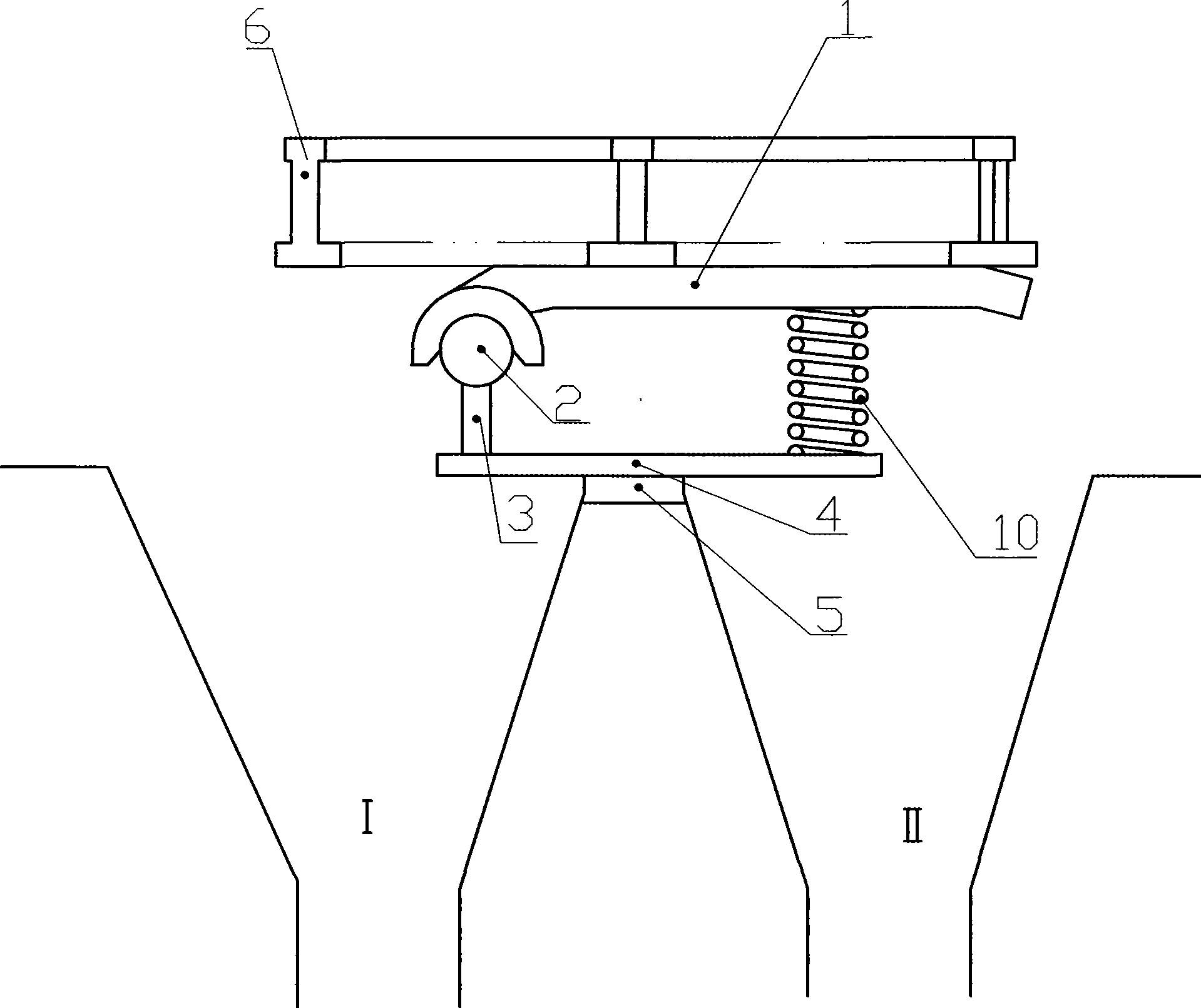 Dynamic seal method and seal device of sintering pallet bottom and air box separated beam