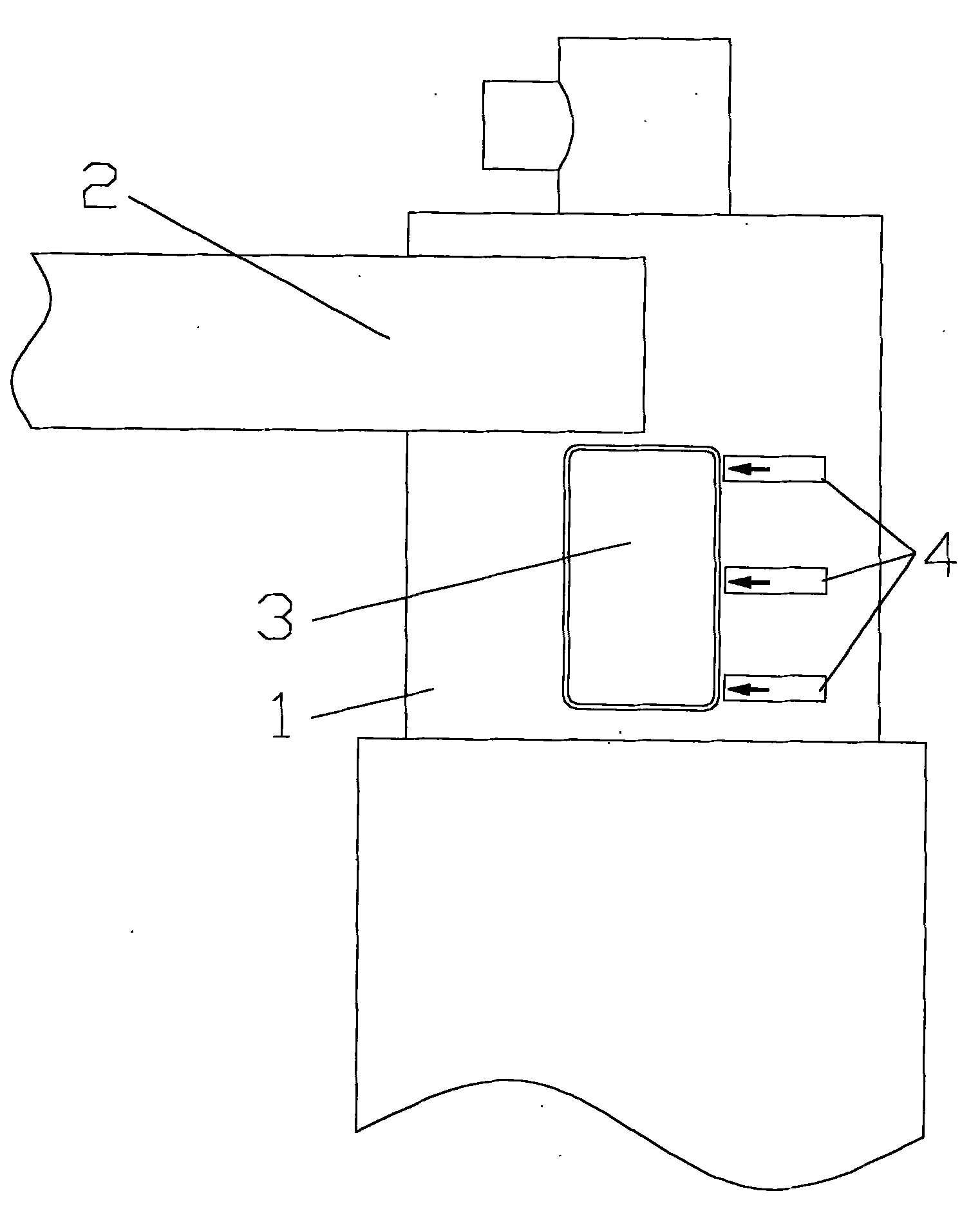 Cyclone separator of sand blasting machine