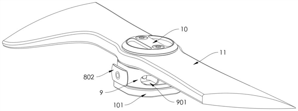 Quick propeller mounting mechanism for multi-rotor aircraft