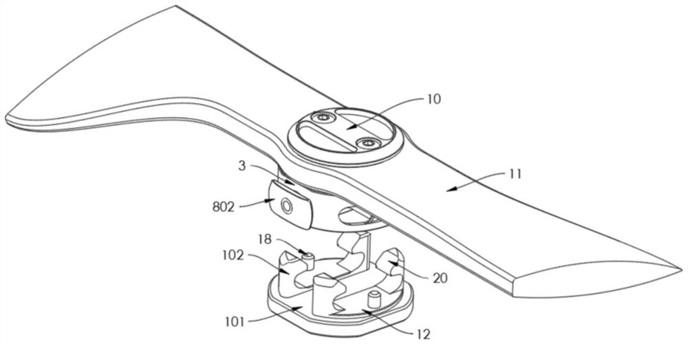 Quick propeller mounting mechanism for multi-rotor aircraft