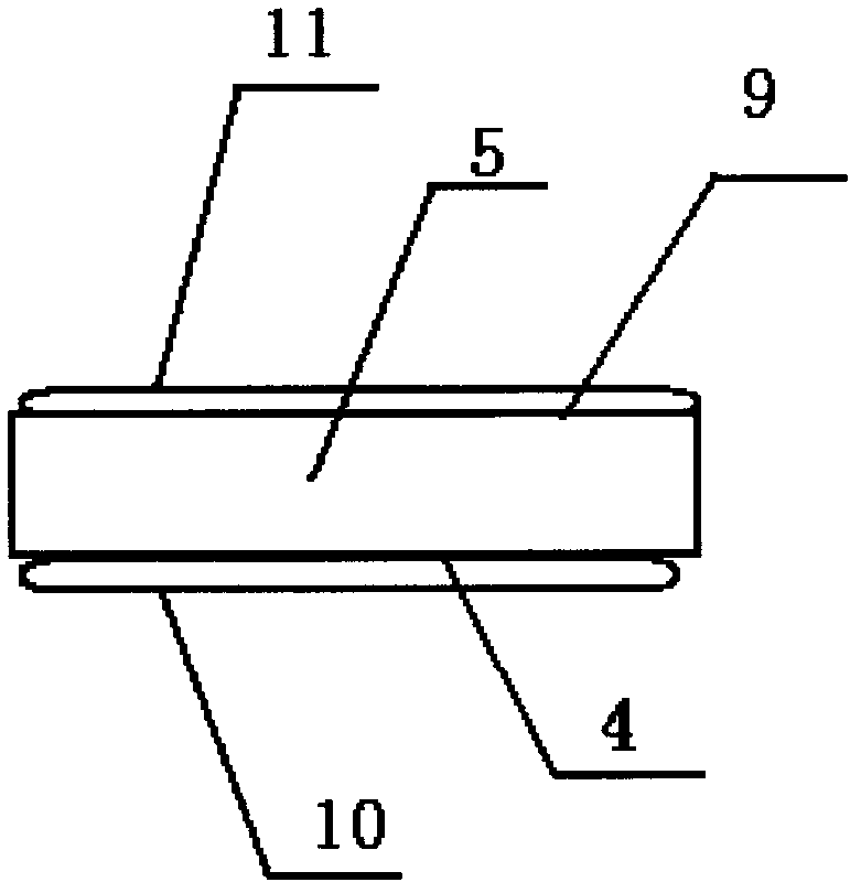 Novel LED (light emitting diode) white light lamp and white light generation method thereof