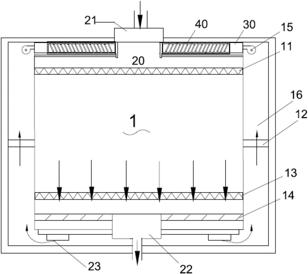 Air purification system adopting water mist charged dust removal