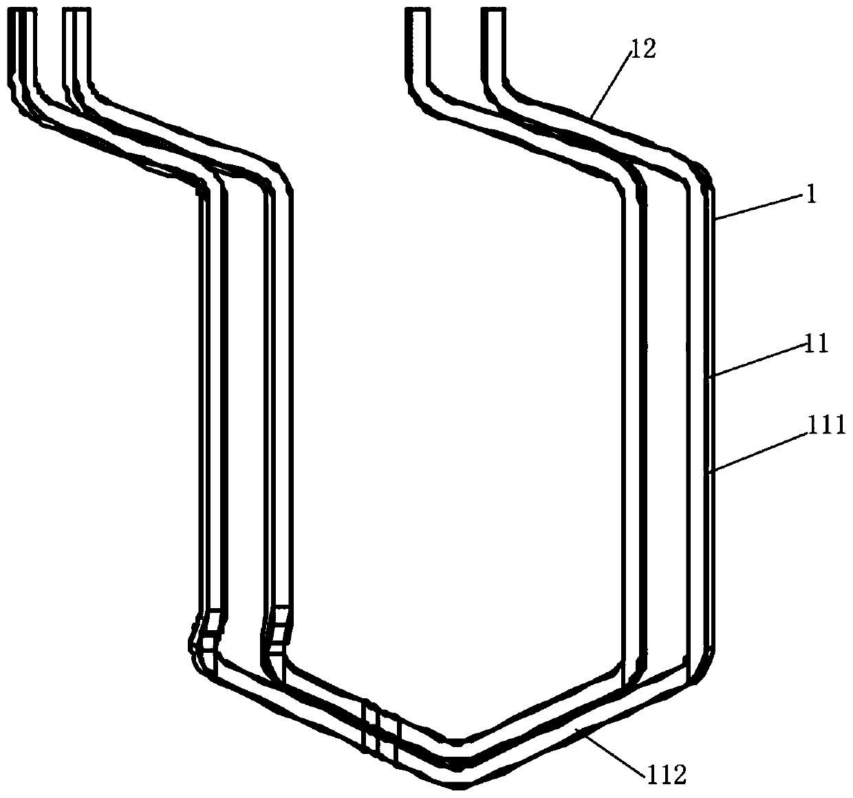 Stator winding, stator with same, motor and vehicle