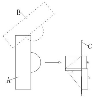 Dead-angle-free visual image processing method and device