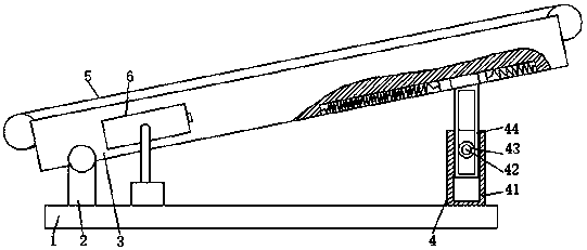 Energy-saving climbing belt conveyor