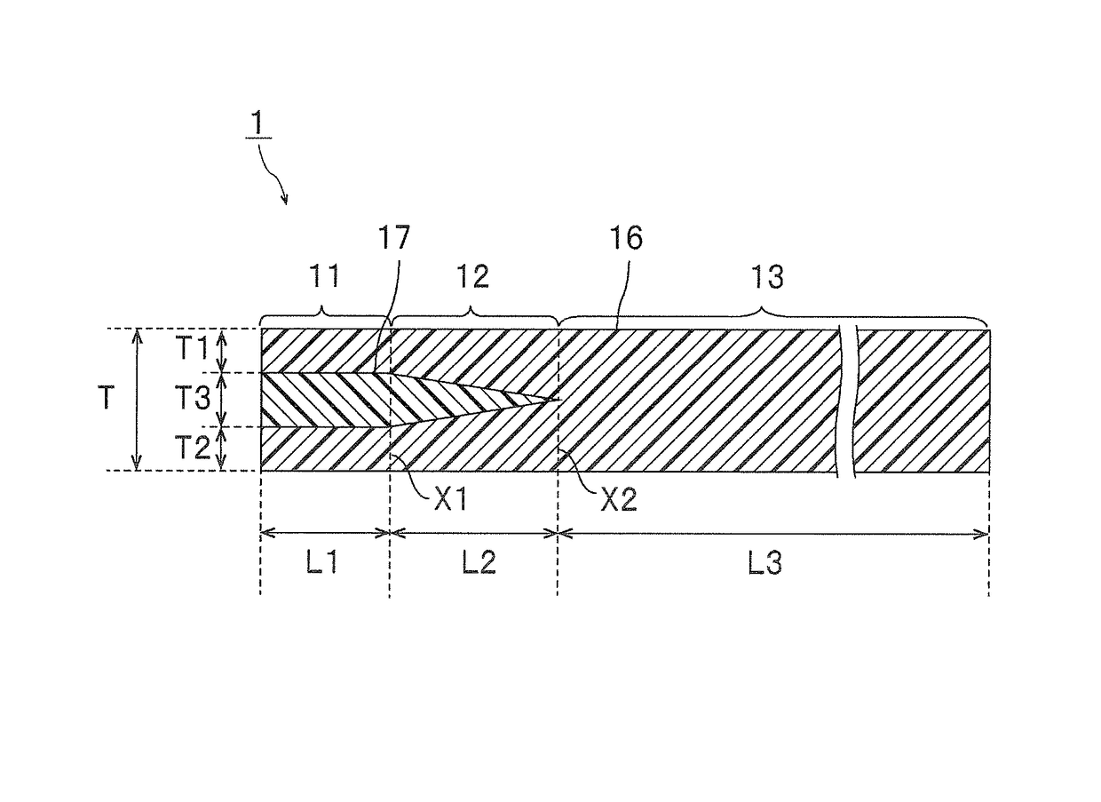 Intermediate film for laminated glass and laminated glass