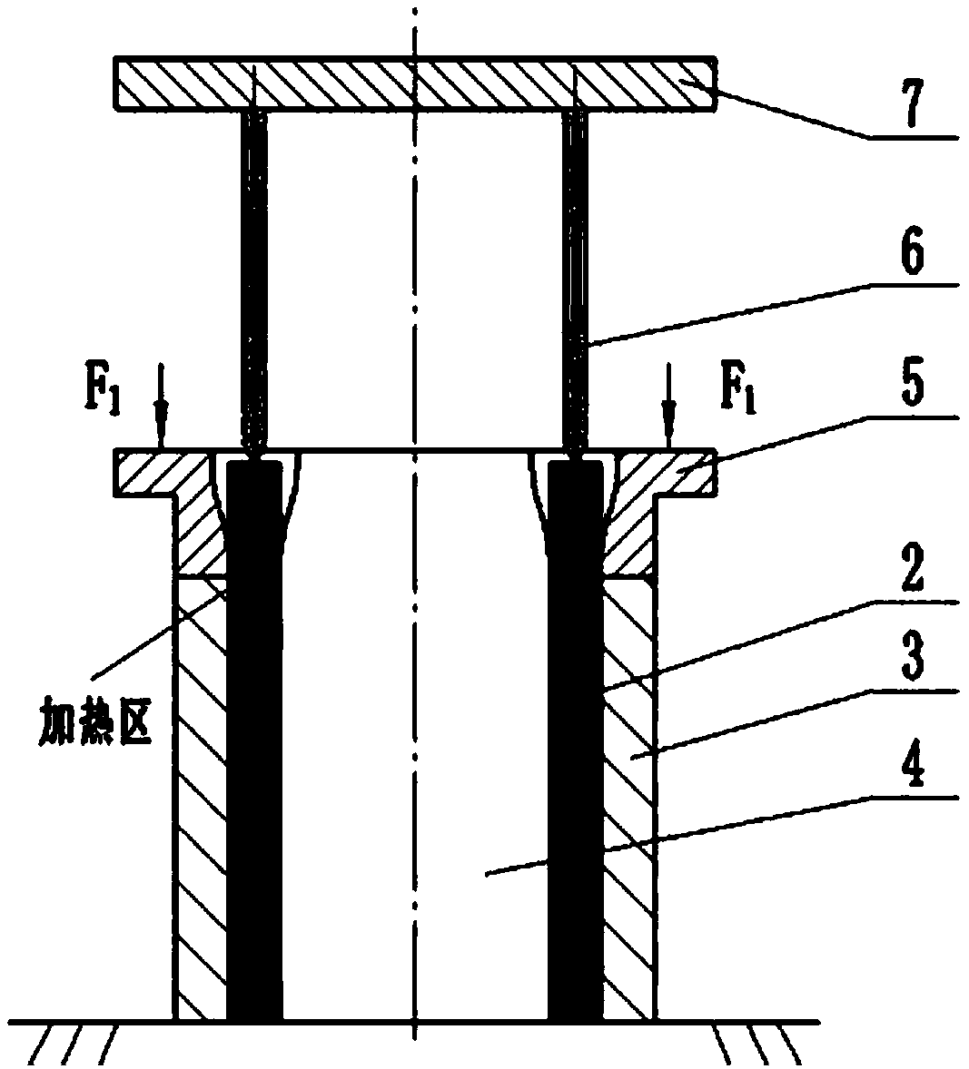 Plastic connecting device and method of non iso-wall thickness metal tubular product