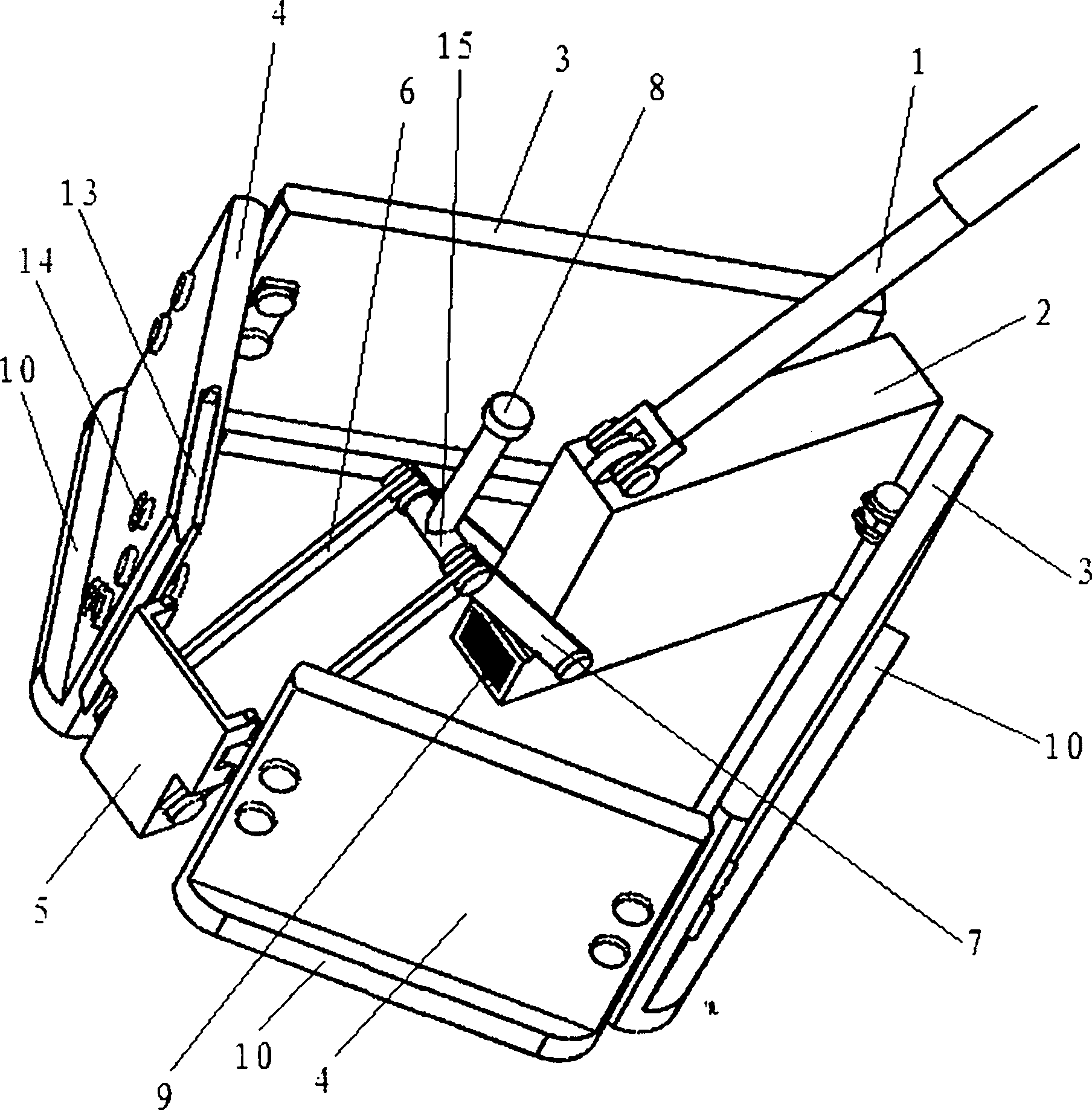 Cleaning device with multiple functions of shoveling, pushing, sweeping and brushing