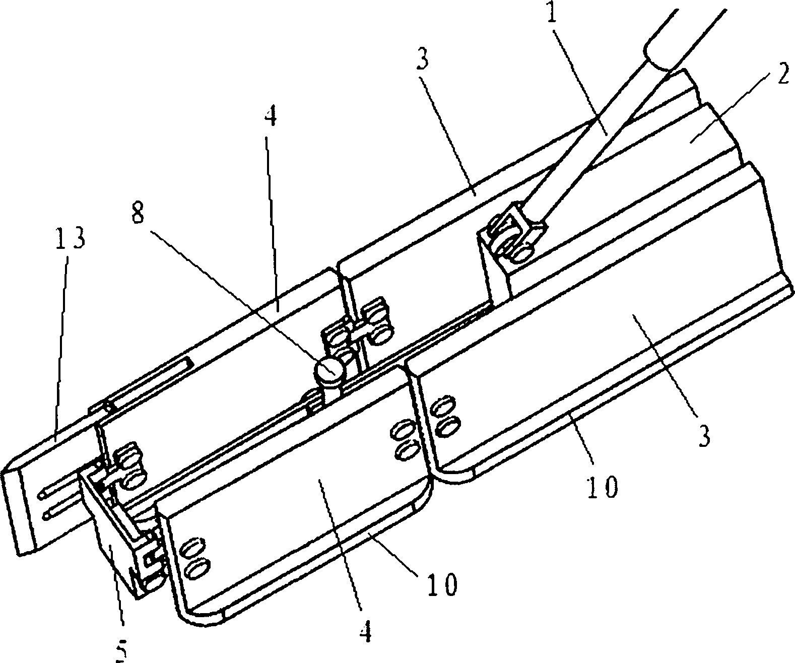 Cleaning device with multiple functions of shoveling, pushing, sweeping and brushing