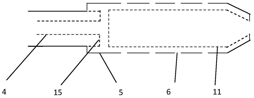 Coal underground gasification device and gasification method thereof