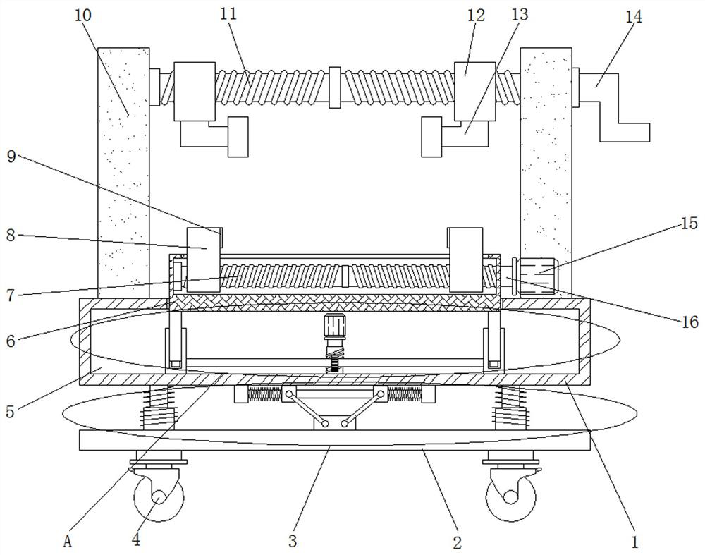 Electric welding positioning device for mold manufacturing