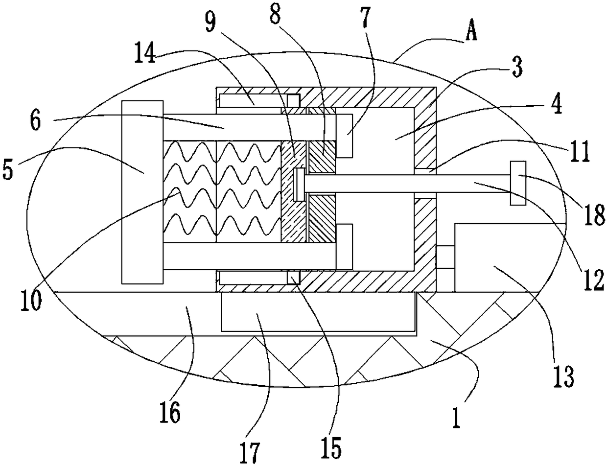 Extruding device for mould welding