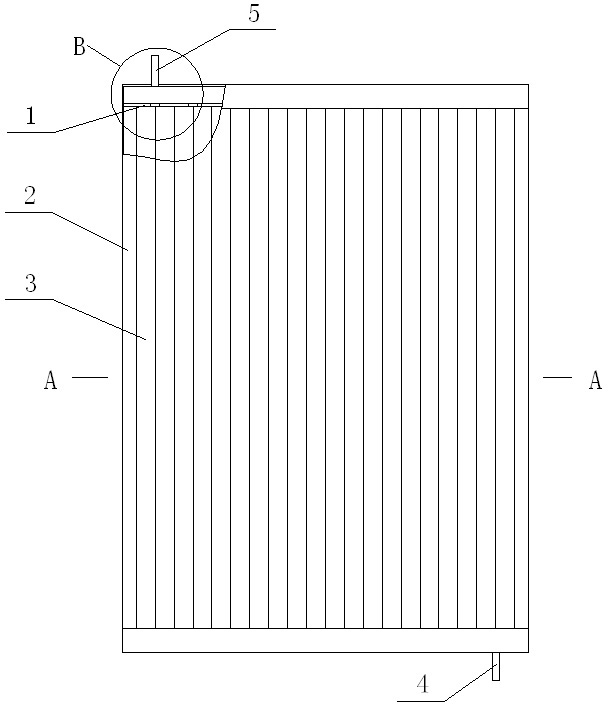 Flat-plate-type air solar heat collector and production method for heat absorption plate thereof