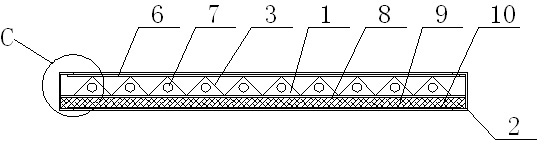 Flat-plate-type air solar heat collector and production method for heat absorption plate thereof