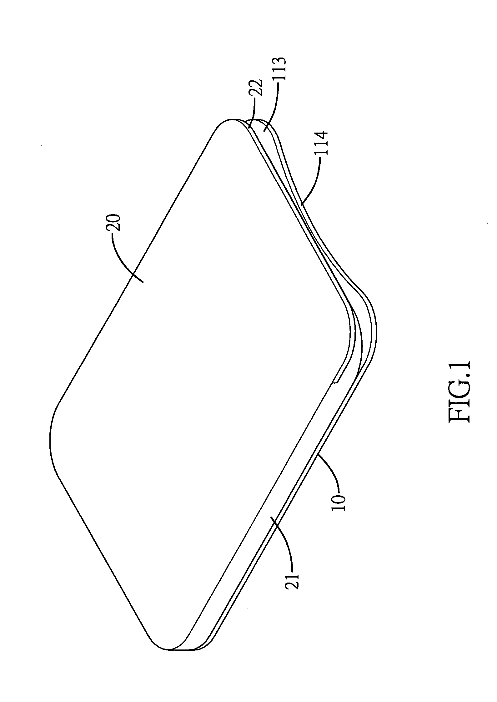 Memory card storing case structure