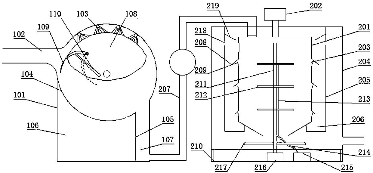 Large-scale chemical industry wastewater treatment device and method