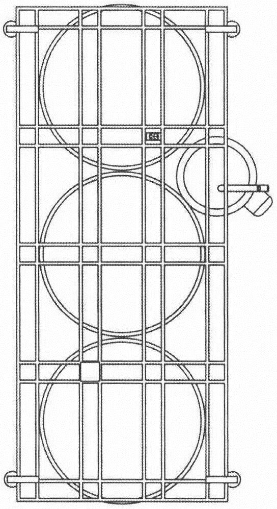 Movable full-automatic precise bait casting device based on fish shoal distribution