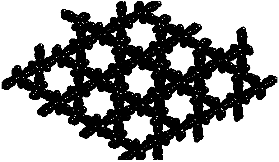 Preparation method and application of nanopd1.6au1.0 alloy @mn(ii)mof