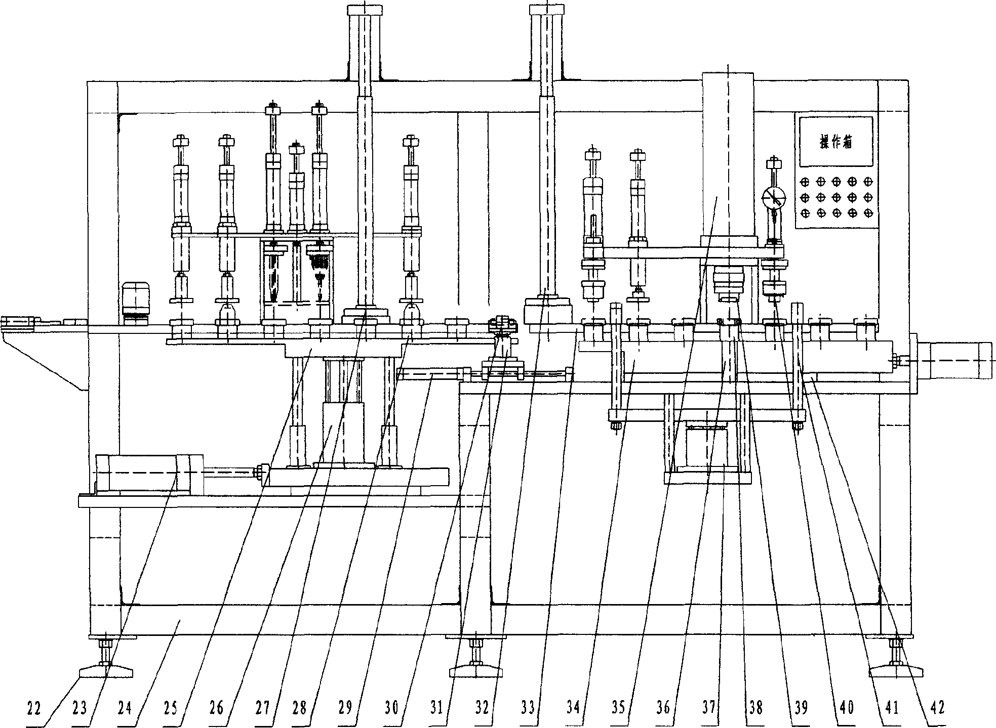 Ball separating and riveting method for assembling small-sized deep groove ball bearing