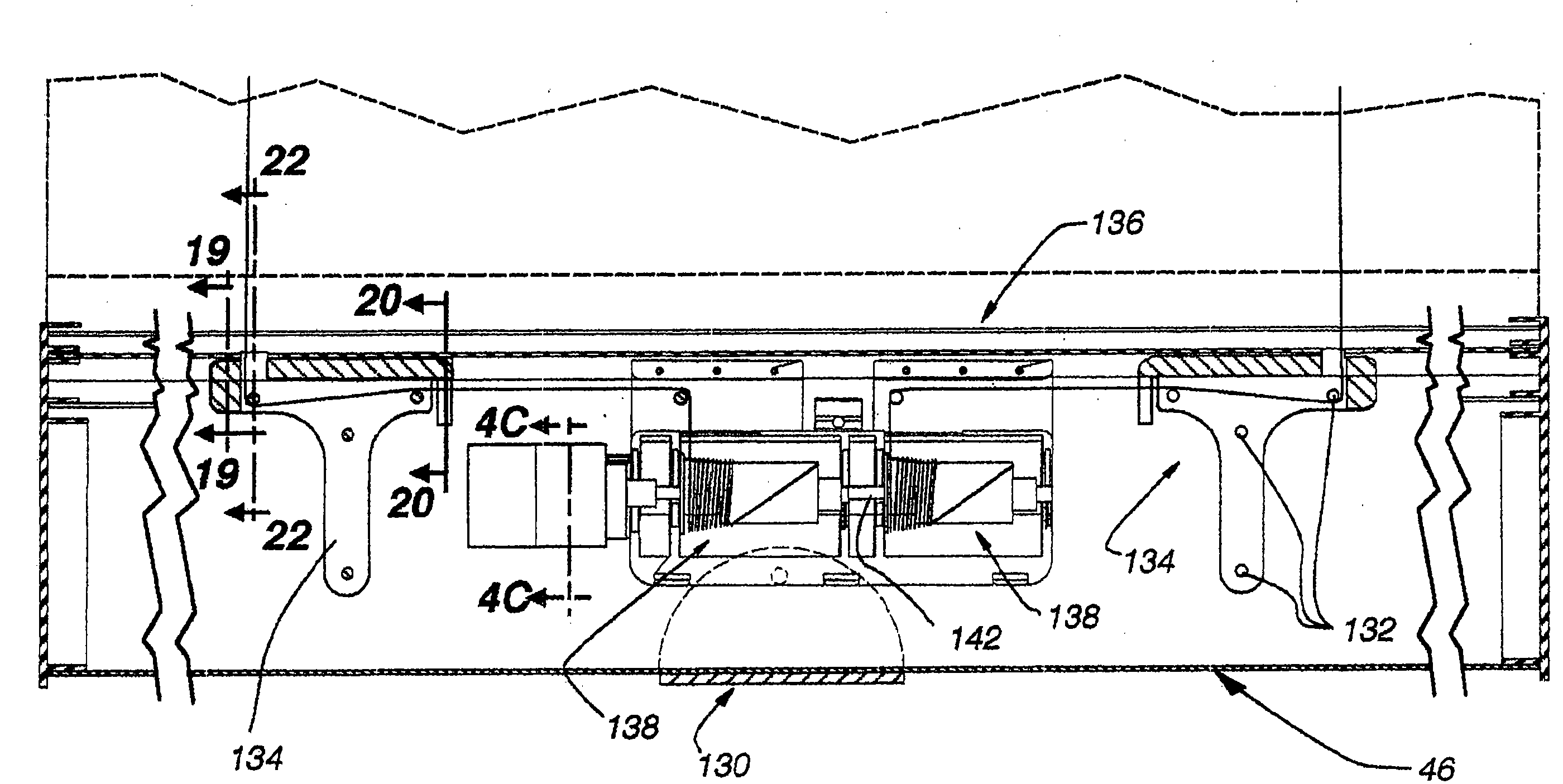 Operating system for collapsible covering for architectural openings