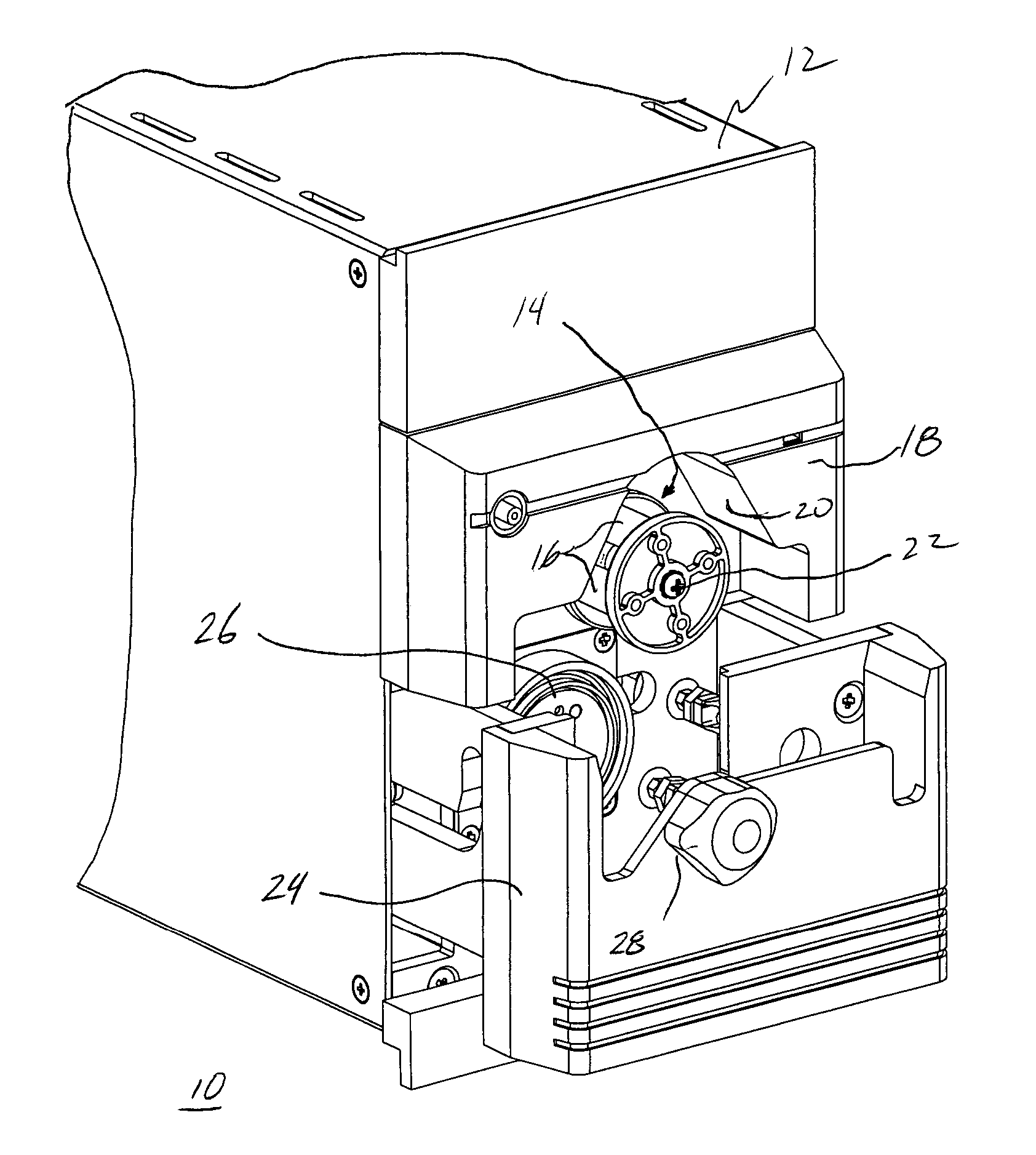 Peristaltic pump with air venting via the movement of a pump head or a backing plate during surgery