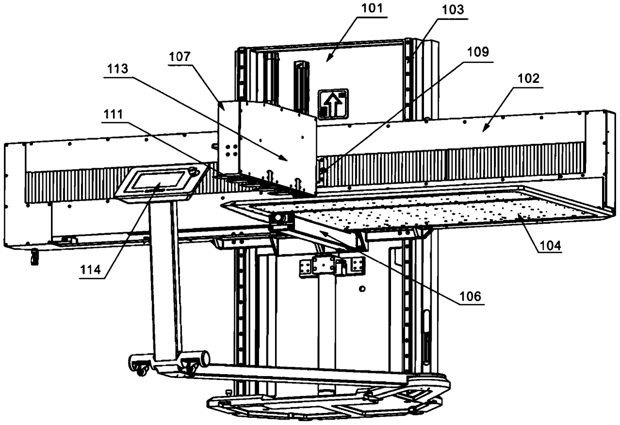 An automatic paper take-up machine