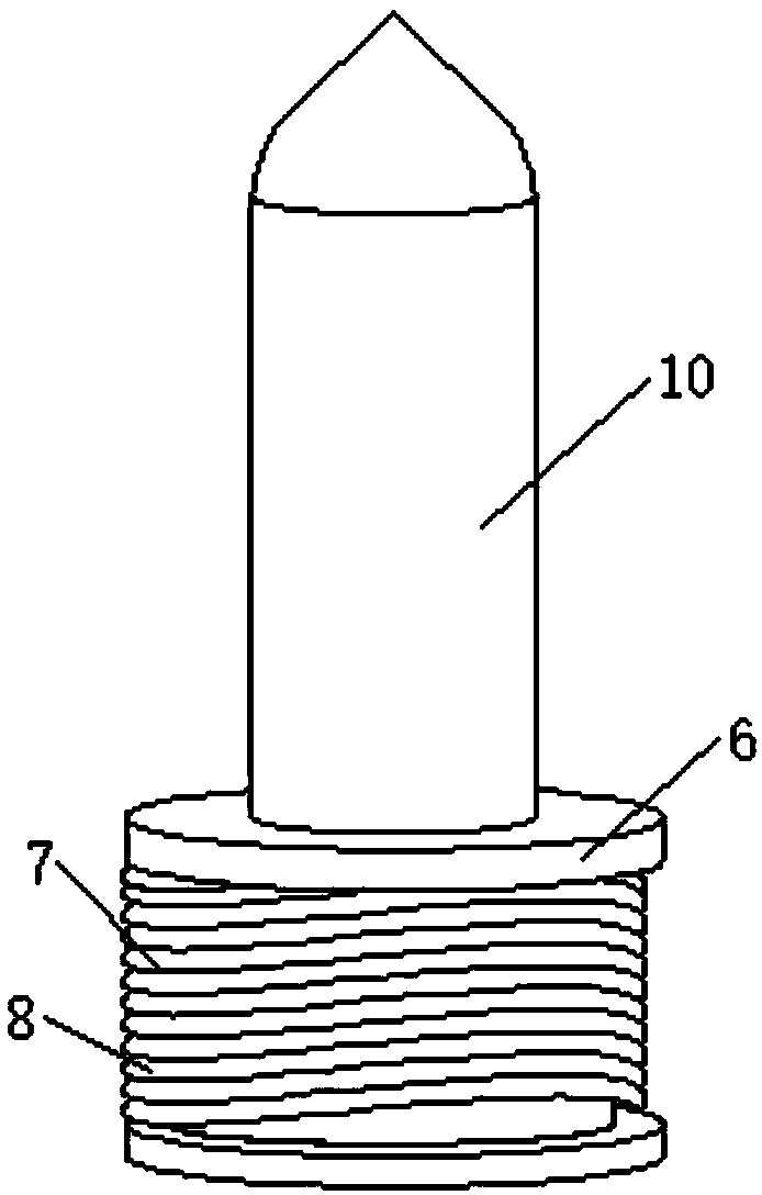 Epoxy resin glue composite cone