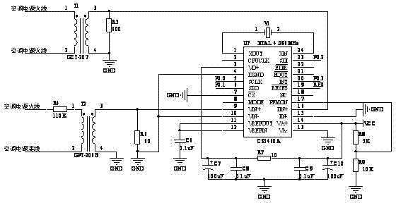 Wireless universal air-conditioner remote control socket based on wireless sensor network