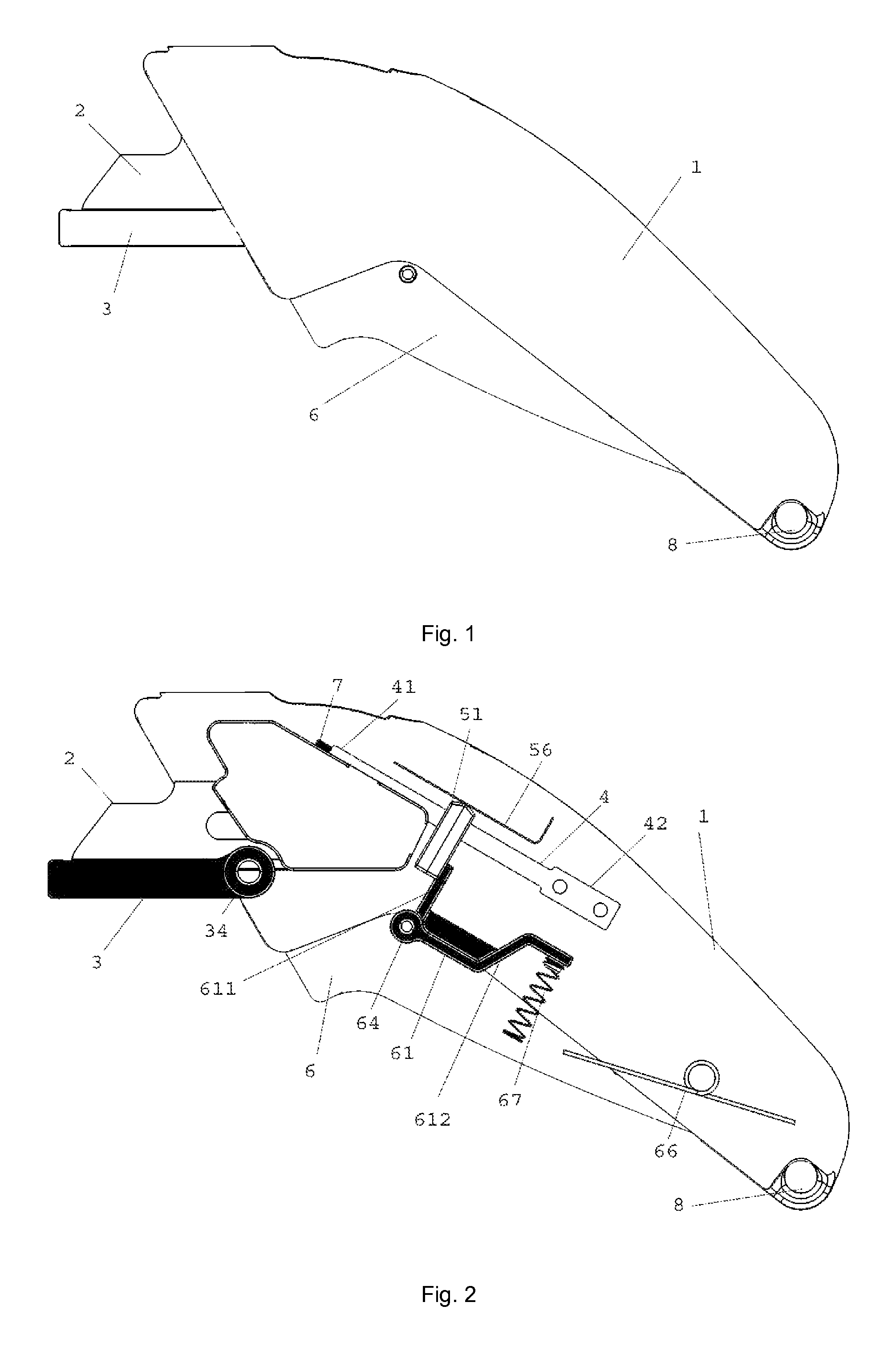 Hand cutter with blade guard