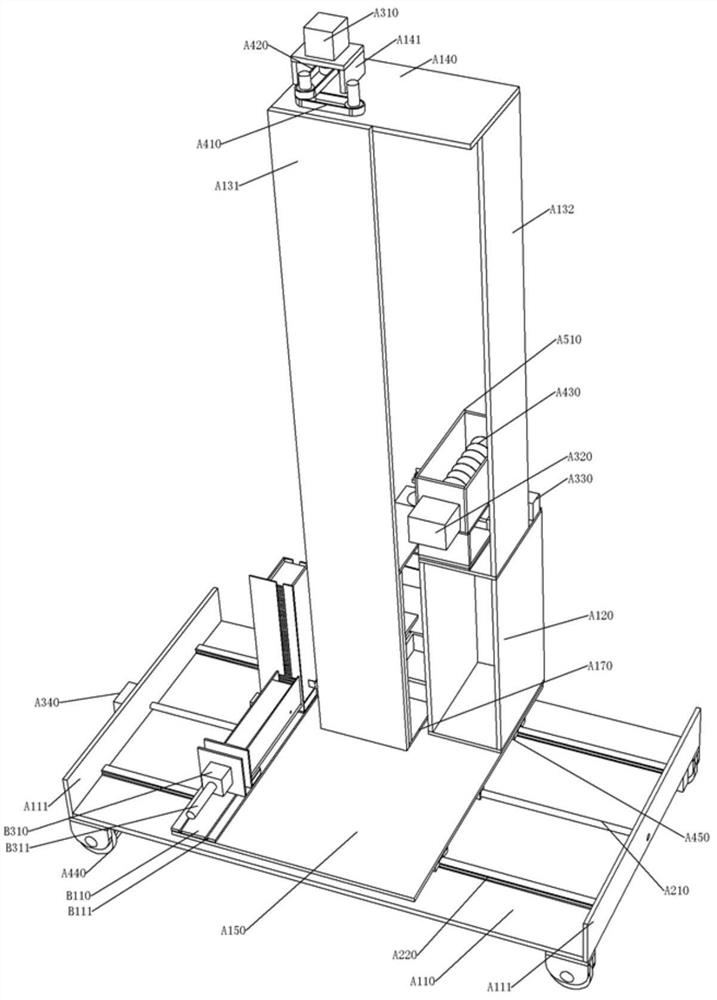 Tile supply module and full-automatic tiling robot with same