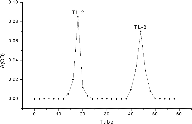 Preparation method of natural antioxidant tricholoma lobayense heim polysaccharide