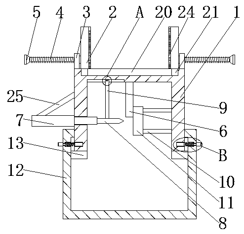 Cutting device for filter pins