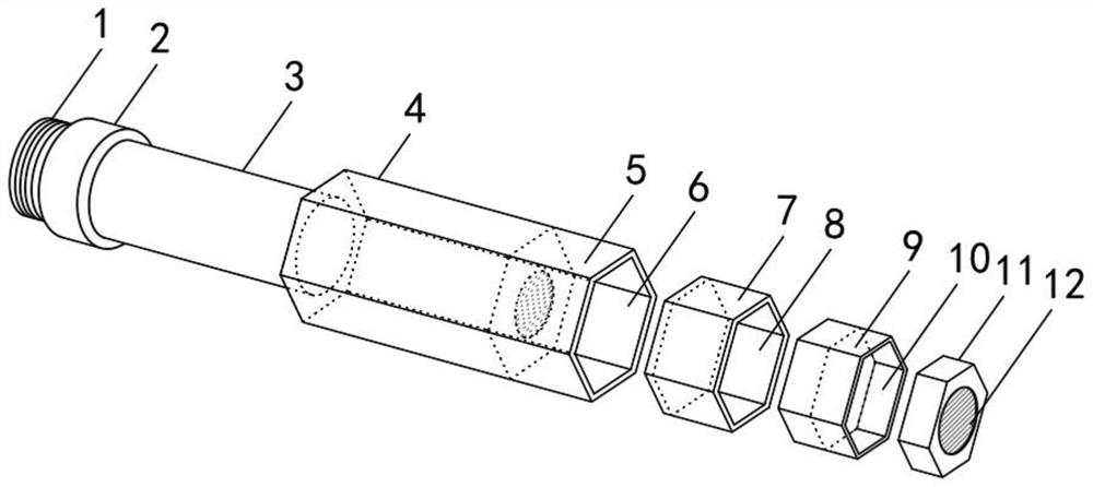 Ultra-long thin-wall hydraulic bolt sleeve