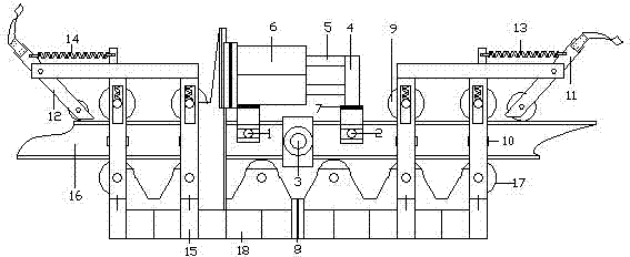 Industry control or robot type profile steel high frequency pressure touch welding device