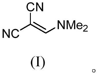 Method for continuously preparing (dimethylamine methylene)malononitrile by using micro-reaction system