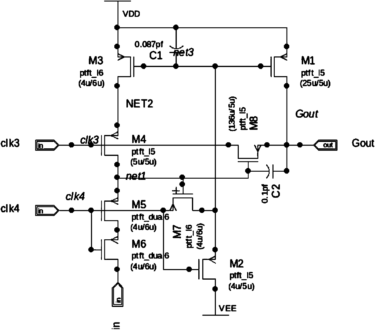 Scanning signal producing circuit