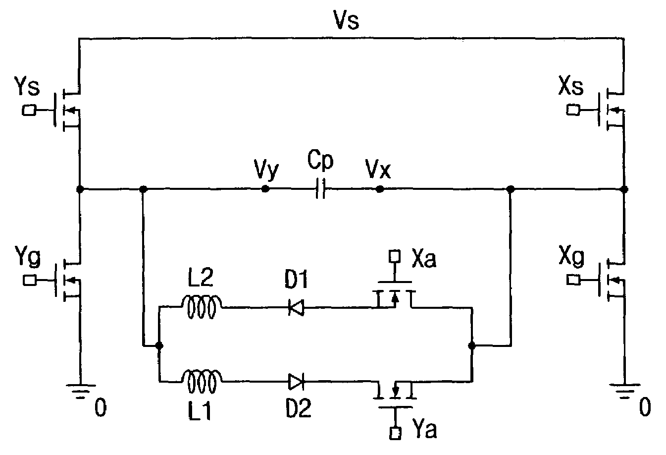 Device and method for driving plasma display panel