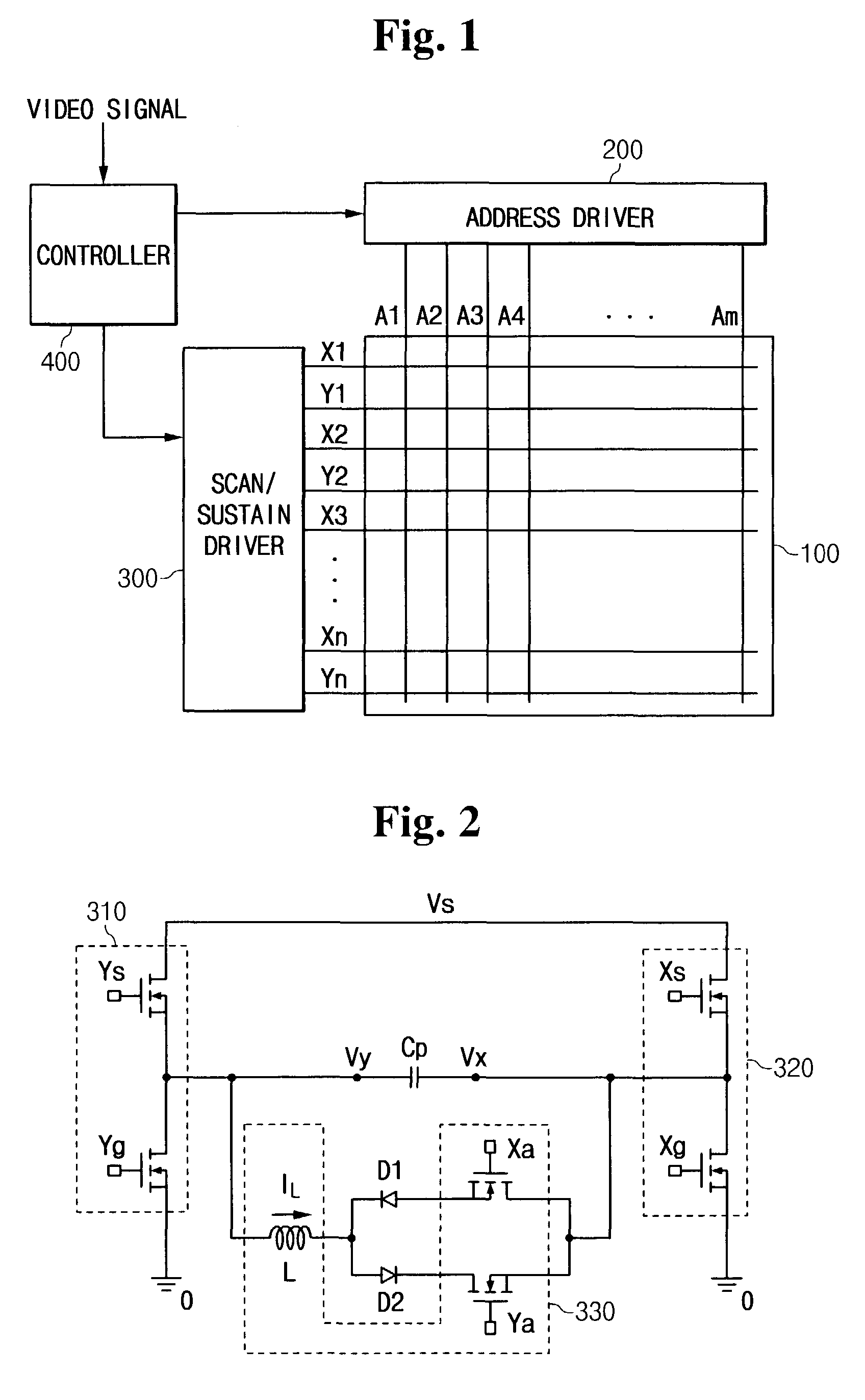 Device and method for driving plasma display panel