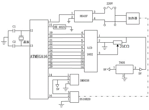 Livestock water drinking device with temperature capable of being controlled remotely