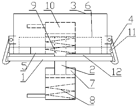 Low-pressure chamber connection throat structure