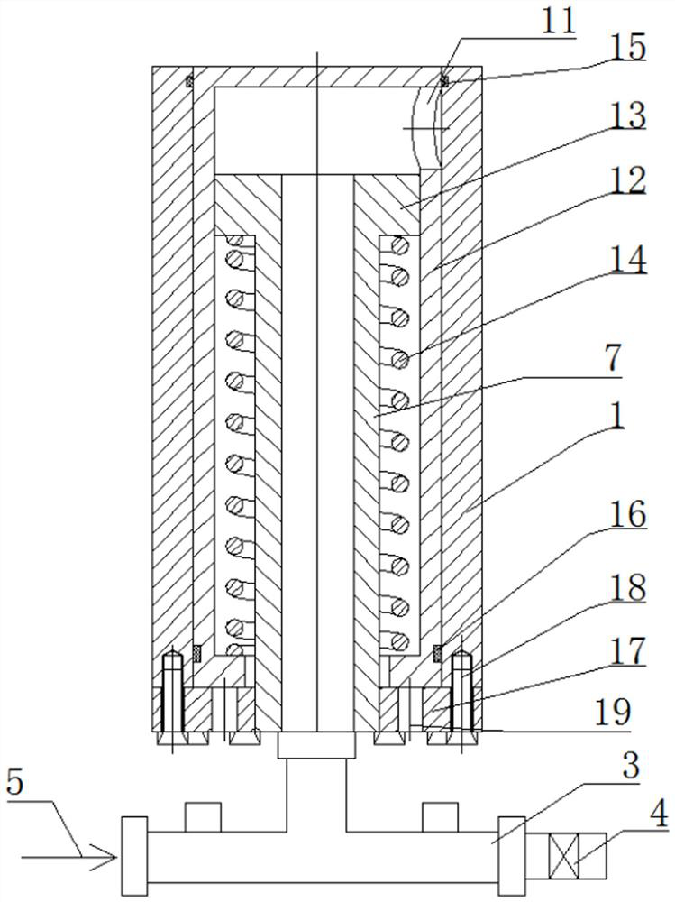 An automatic telescopic anti-blocking flushing device for shield machine cutter head