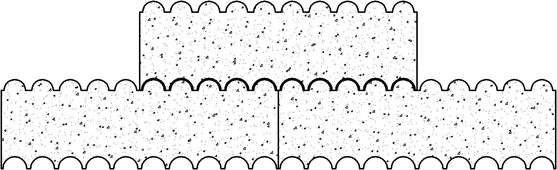 High-thermal-shock-resistant fire-resistant and thermal-insulating interlocking dry-code special material and preparation method thereof