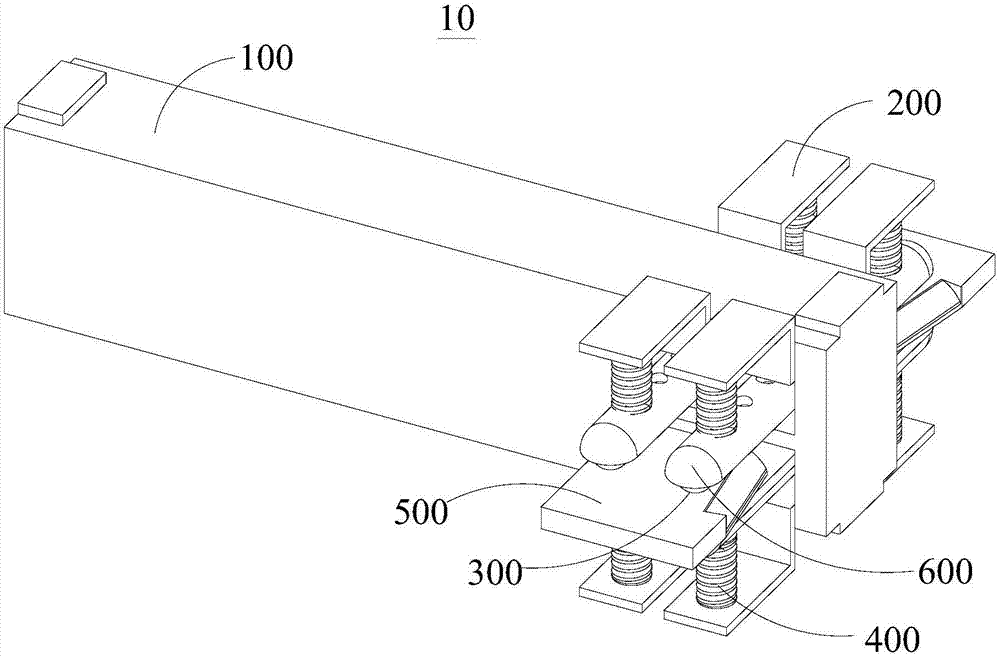 Current contact and switching device