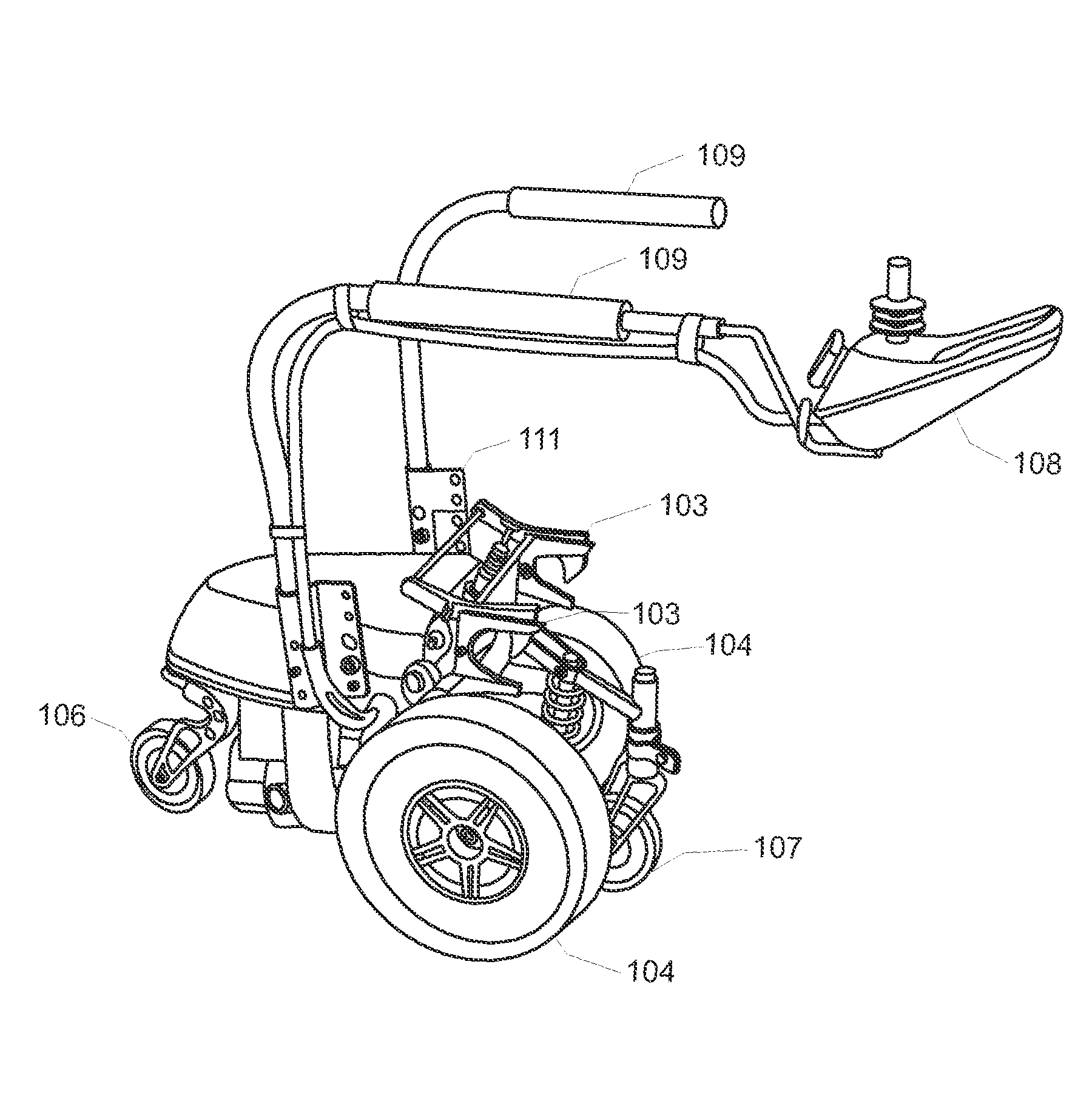 Power add-on device for manual wheelchair