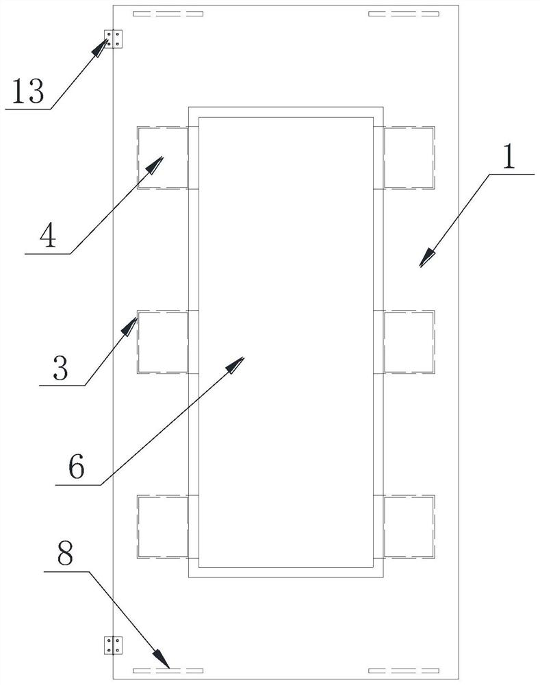 Magnetic type intelligent mirror surface cabinet