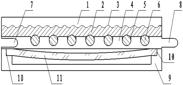 A fast-heating floor heating floor