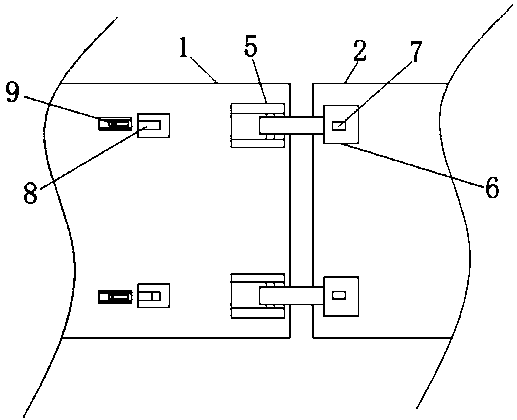 Folding-type grain pile pedal